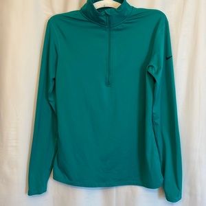 Nike Pro, Dri-Fit 1/4 zip pull over extra Large (XL) Green
